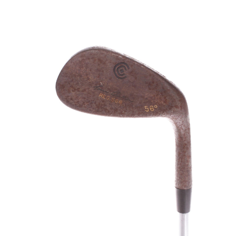 Cleveland Tour Action Raw Steel Men's Right Hand Sand Wedge 56 Degree Wedge - True Temper