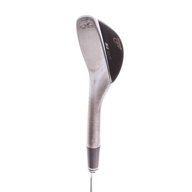Cleveland CG15 Black Pearl Steel Men's Left Hand Sand Wedge 56 Degree 14 Bounce Wedge - Cleveland Traction