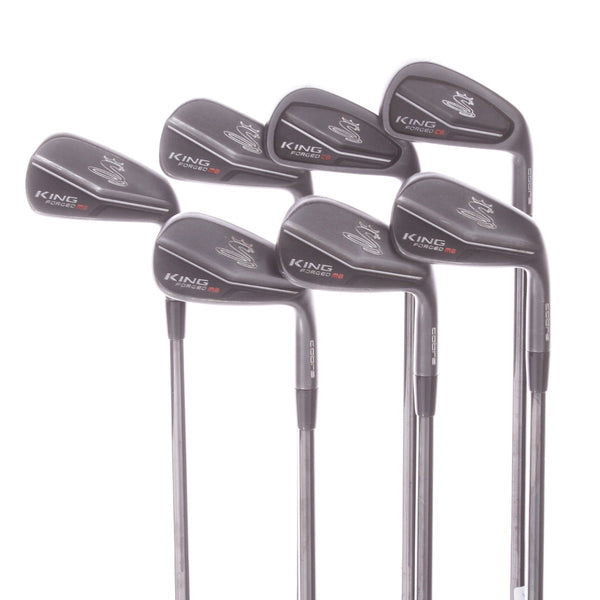 Cobra King Forged Combo Black CB-MB Steel Men's Right Hand Irons 4-PW Stiff - KBS $ Taper 120