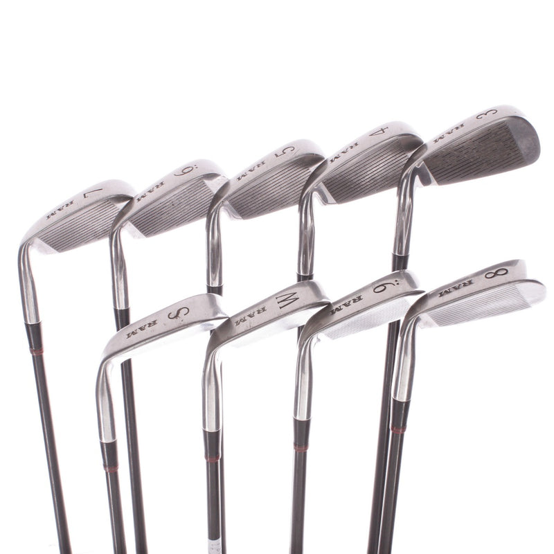 RAM FX Graphite Men's Right Hand Irons 3-SW Regular - RAM Golf