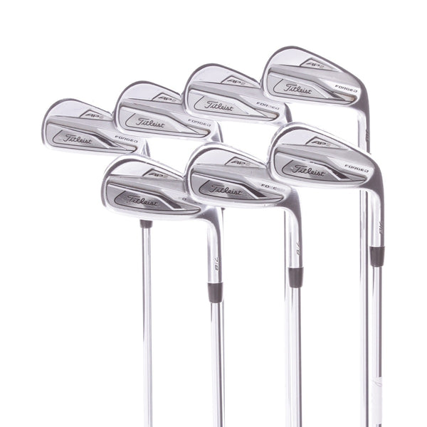 Titleist AP2 718 Steel Men's Right Hand Irons 4-PW Stiff - AMT Black S300