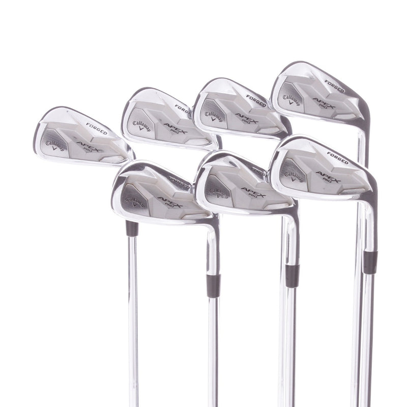 Callaway Apex Pro 19 Steel Men's Right Hand Irons 4-PW +1" Extra Stiff - Dynamic Gold 105 X100