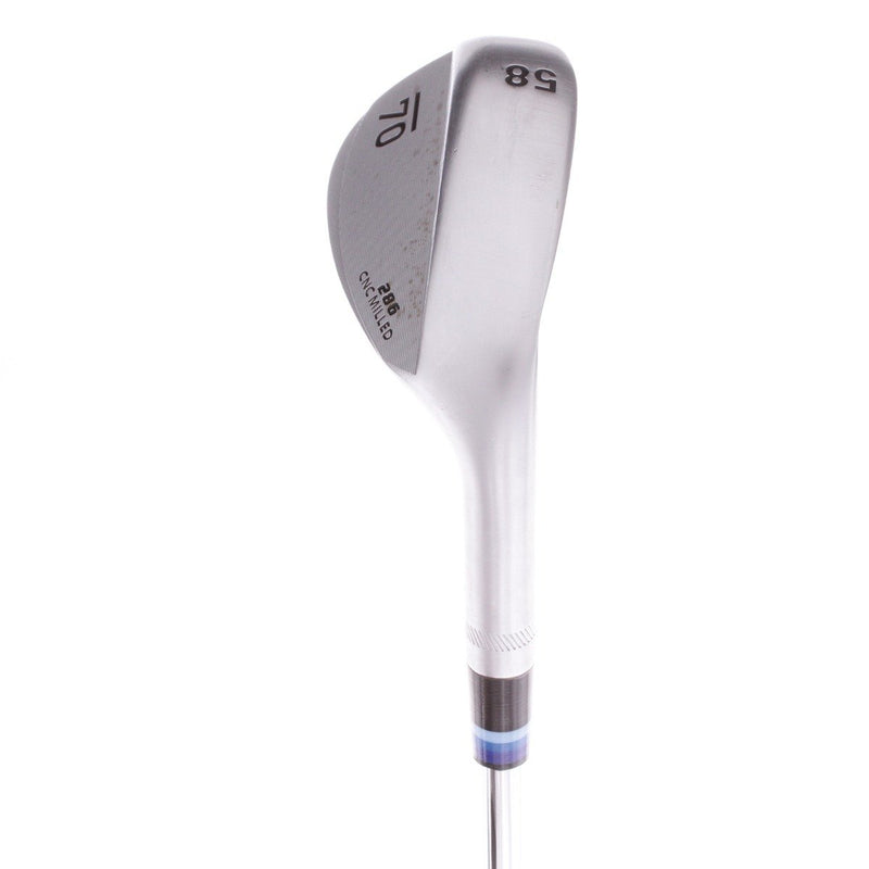 Sub 70 286 CNC Milled Steel Men's Right Hand Lob Wedge 58 Degree Regular- KBS Tour 110