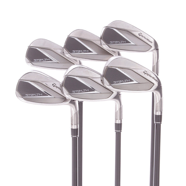 TaylorMade Stealth Graphite Mens Right Hand Irons 5-PW Stiff - Ventus Red 7S
