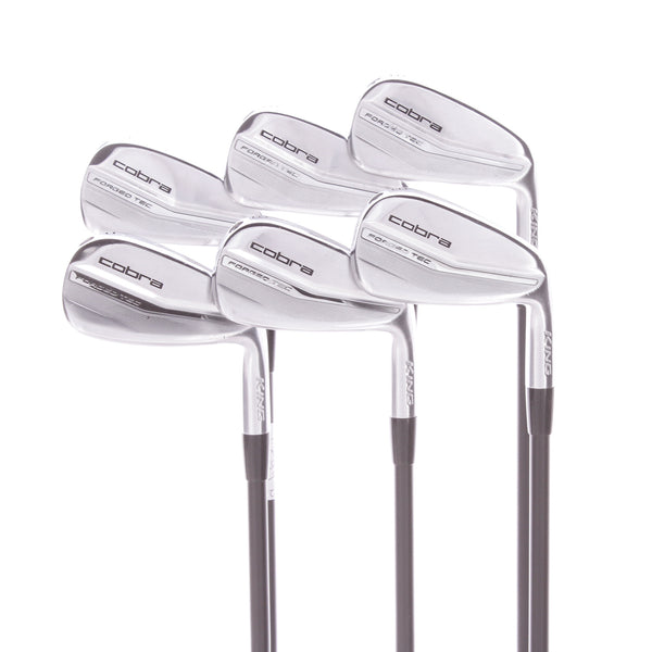 Cobra Forged Tec 2022 Graphite Men's Right Hand Irons 5-PW Regular - KBS PGI Players 75