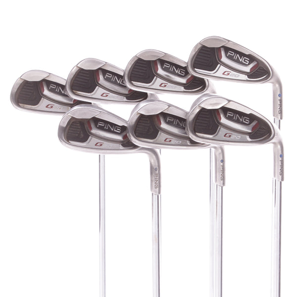 Ping G20 Steel Men's Right Hand Irons 5-SW Blue Dot Regular - Ping CFS