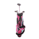 GolPhin GFL+[Brand New) Graphite Ladies Right Hand Driver,7,9,SW Putter Plus Stand Bag Ladies - GolPhin