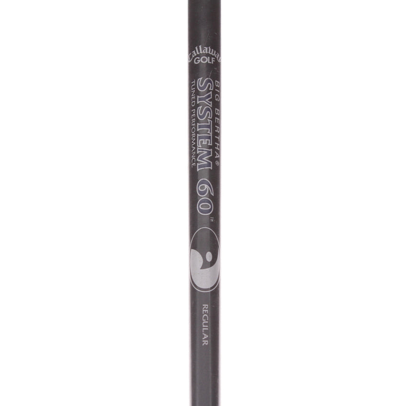 Callaway Big Bertha Hawk Eye Graphite Men's Left Hand Fairway 3 Wood 15 Degree Regular - Callaway System 60