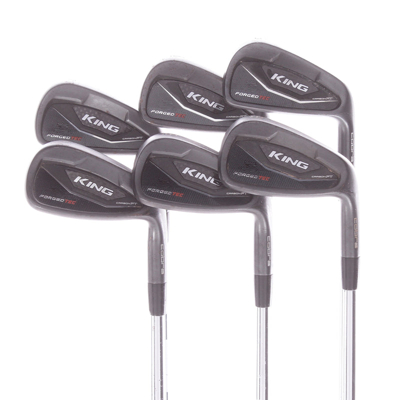 Cobra King Forged Tec Steel Mens Right Hand Irons 5-PW Stiff - Dynamic Gold S300