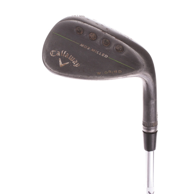 Callaway MD3 Milled W Grind Steel Men's Right Hand Sand Wedge 56 Degree 12 Bounce Wedge - Callaway