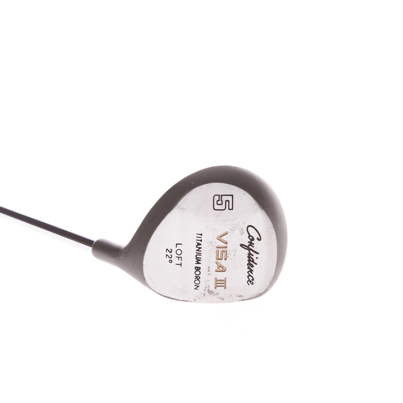 Confidence Visa III Steel Mens Right Hand Fairway 5 Wood 22 Degree Regular - Confidence Apollo