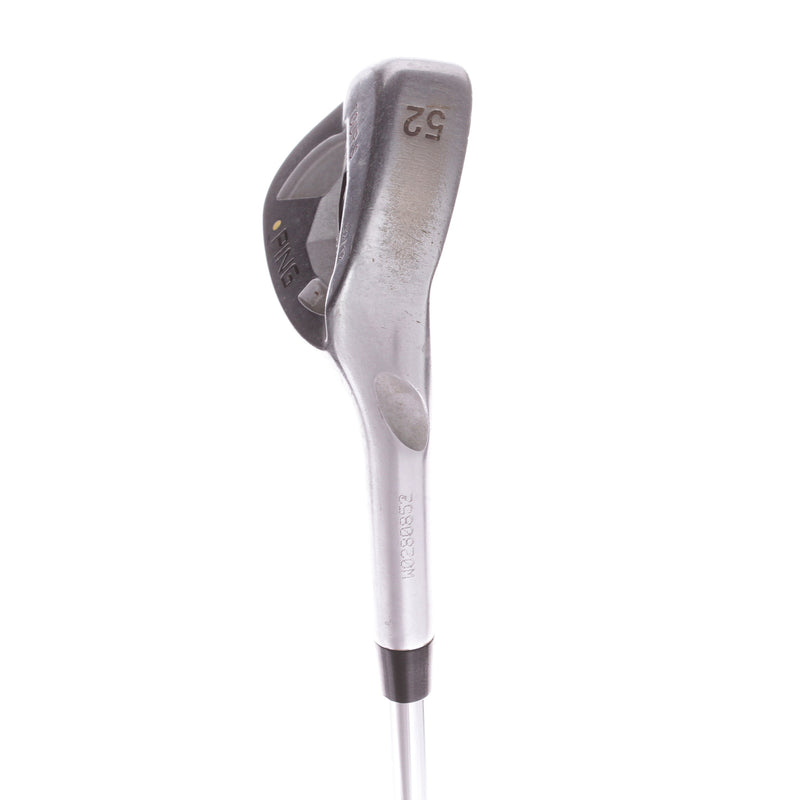 Ping Tour S Steel Men's Right Hand Gap Wedge Yellow Dot 52 Degree 12 Bounce Wedge - Ping AWT