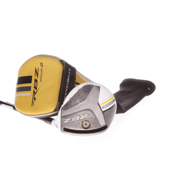 TaylorMade RBZ Stage 2 Graphite Mens Right Hand Fairway 3 Wood 15 Degree Stiff - Rocketfuel 60