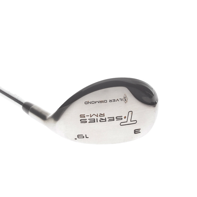 Silver Diamond T Series RM-S Steel Mens Right Hand 3 Hybrid 19 Degree Regular - Designer Golf