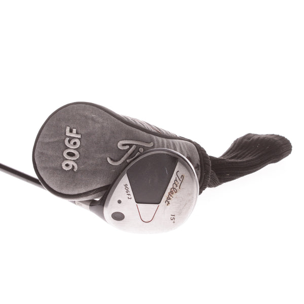 Titleist 906 F2 Graphite Mens Right Hand Fairway 3 Wood 15 Degree Stiff - Fujikura Speeder