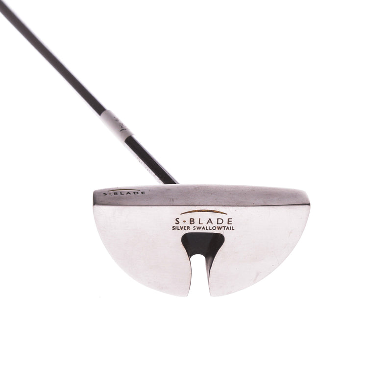 Silver Swallowtail S Blade Men's Left Hand Putter 32 Inches - G-Rip