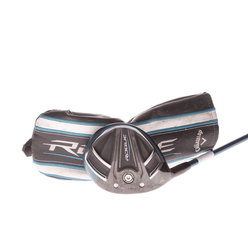 Callaway Rogue Sub Zero Graphite Men's Left Hand Fairway 3+ Wood 13.5 Degree Stiff - Evenflow 75G