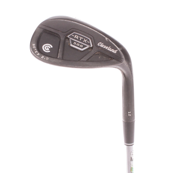 Cleveland RTX 588 2.0 Steel Mens Right Hand Lob Wedge 58 Degree 12 Bounce Wedge - True Temper Dynamic Gold