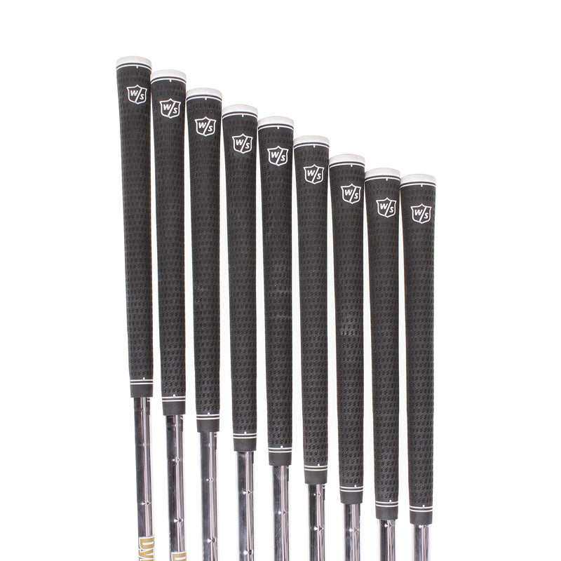 Wilson Staff D9 Forged Steel Mens Right Hand Irons 3-PW+GW Stiff - Dynamic Gold 120 S300