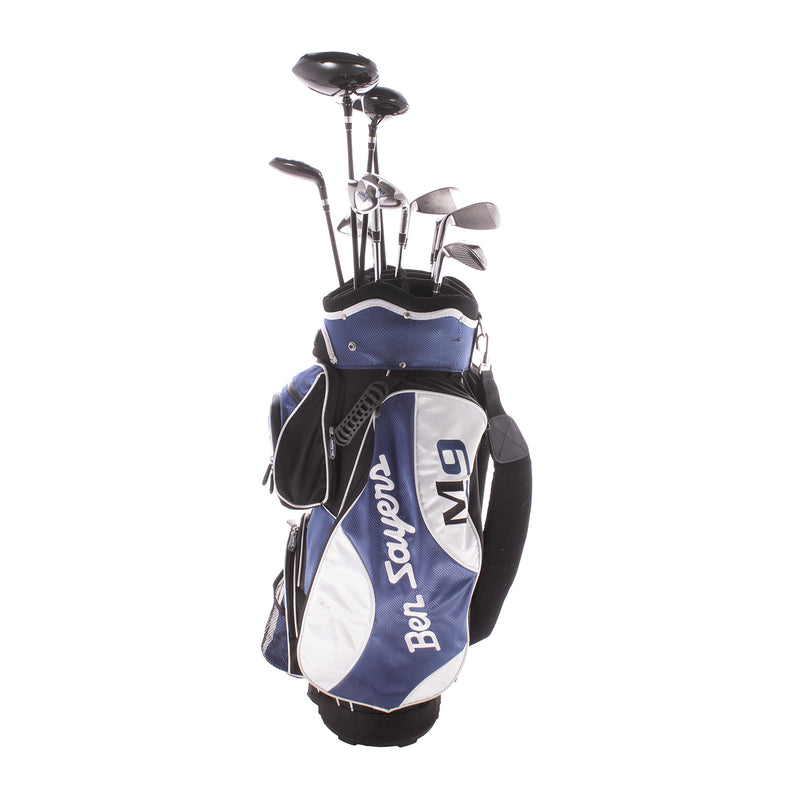 Ben Sayers M9 Steel Men's Right Hand Driver,3 Wood 5 Wood 4Hybrid 5-SW Plus Cart Bag Regular - Ben Sayers