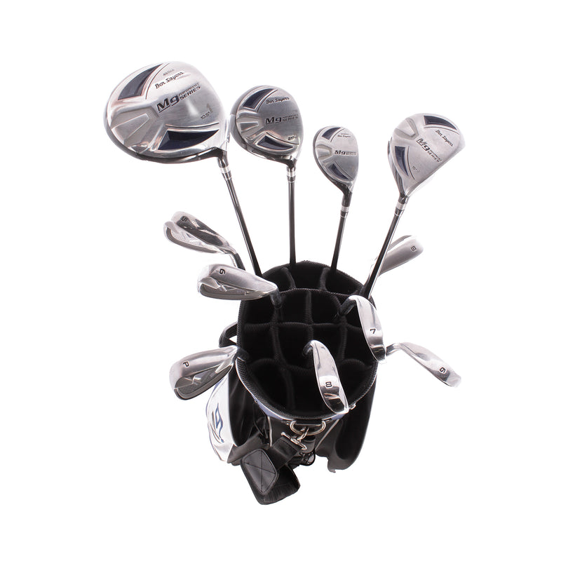 Ben Sayers M9 Steel Men's Right Hand Driver,3 Wood 5 Wood 4Hybrid 5-SW Plus Cart Bag Regular - Ben Sayers