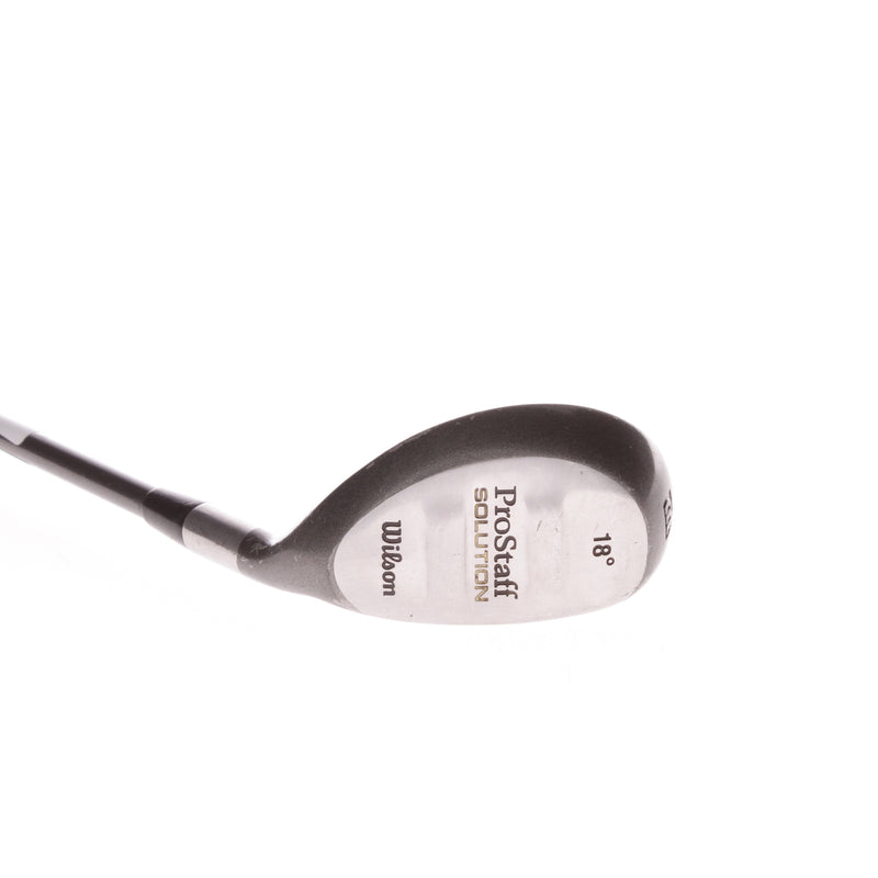 Wilson ProStaff Solution Graphite Mens Right Hand Hybrid 18 Degree Regular - Wilson Plus