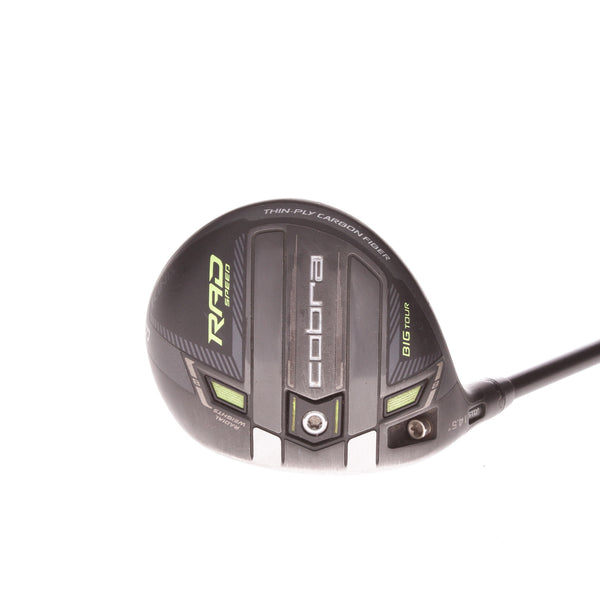 Cobra Rad Speed Big Tour Graphite Mens Left Hand Fairway 3 Wood 14.5 Degree Stiff - Fujikura Motore