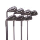 TaylorMade Rbladez Max Graphite Mens Left Hand Irons 5-SW Senior - Matrix Ozik Program 55