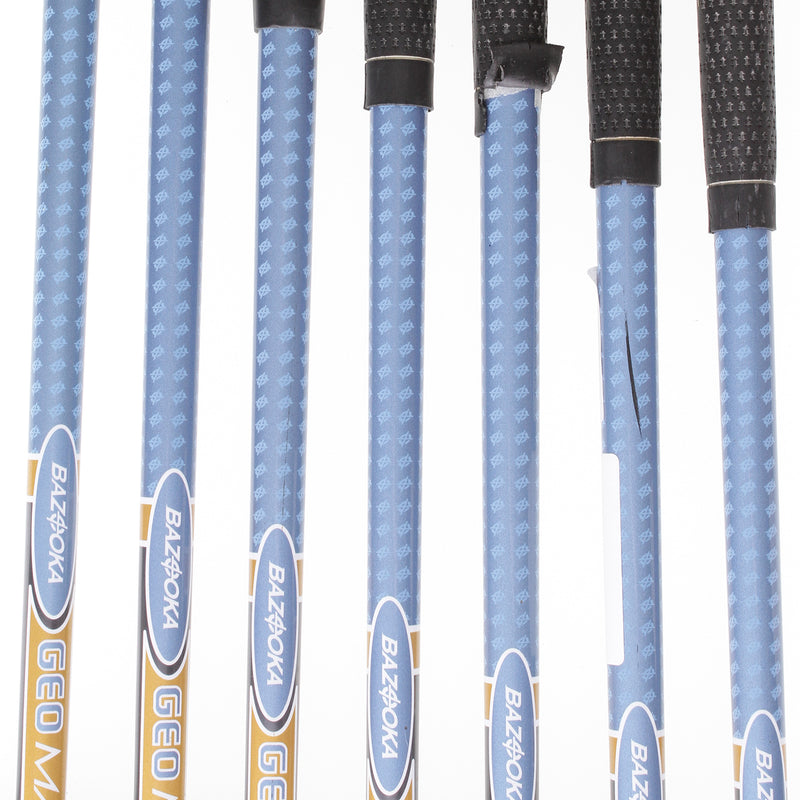Tour Eagle Bazooka Geomax 2 Graphite Ladies Right Hand Irons 5-SW Ladies - Grafalloy Bazooka Geo Max 60g