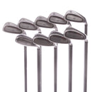 Wilson Staff Deep Red II Graphite Men's Right Hand Irons 3-SW Regular - Wilson Tri-Ply 535