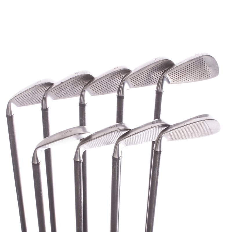 Wilson Staff Deep Red II Graphite Men's Right Hand Irons 3-SW Regular - Wilson Tri-Ply 535