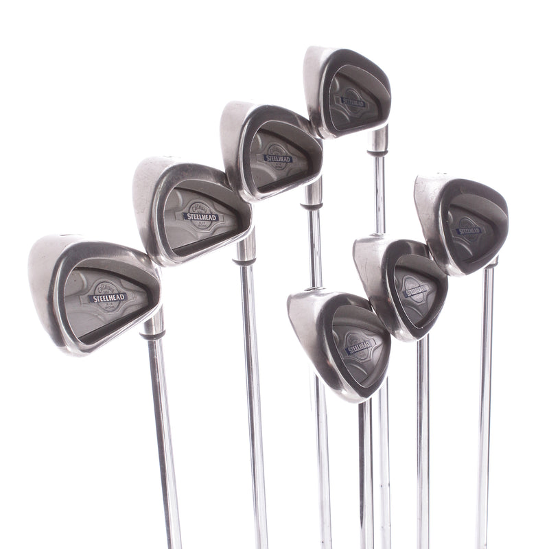 Callaway Steelhead X-14 Steel Men's Right Hand Irons 4-PW Regular - Callaway Steelhead