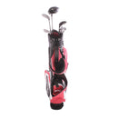 Slazenger V300 Steel Men's Left Hand Driver,3 Wood,4 Hybrid,5-SW Putter Plus Stand Bag Regular - Slazenger