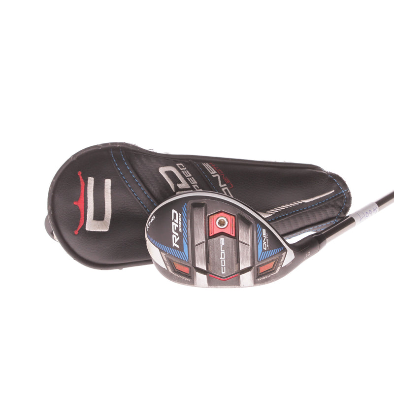 Cobra Rad Speed One Length Graphite Mens Left Hand Hybrid 21 Degree Regular - UST Recoil