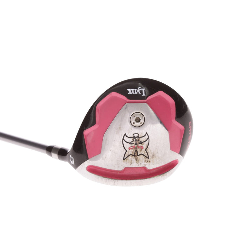Lynx Lynx Crystal Fairway Graphite Ladies Right Hand Fairway 5 wood 18 Degree Regular - XLR8-100