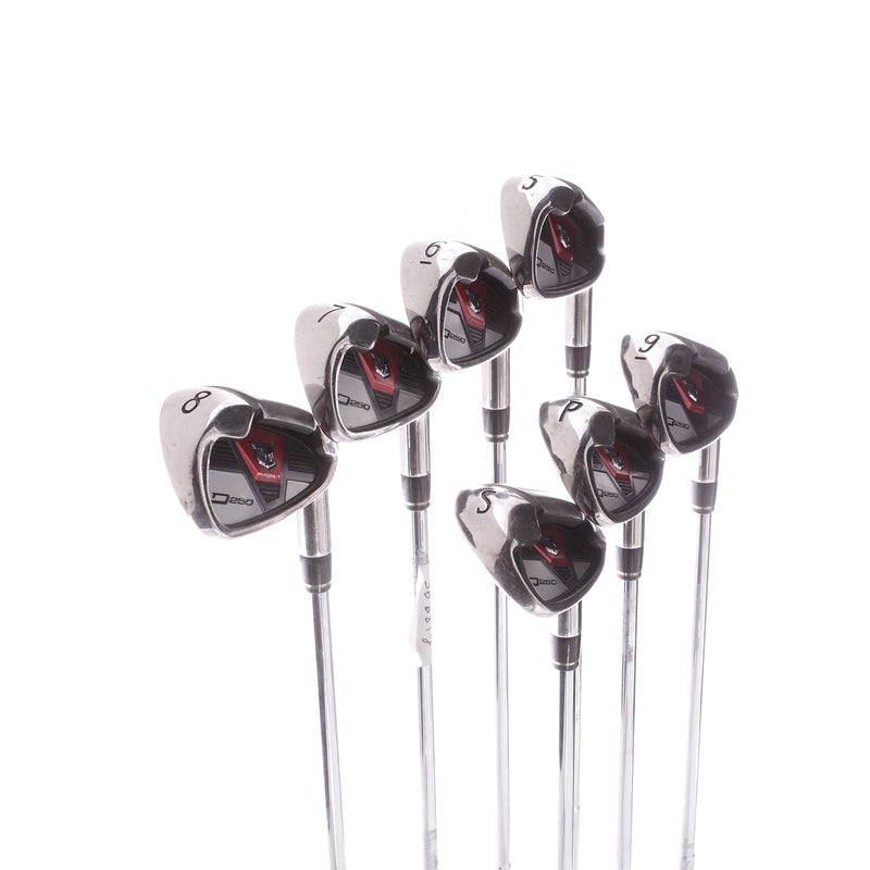 Wilson Staff D250 Steel Men's Right Hand Irons 5-SW Uniflex - Wilson Staff D250