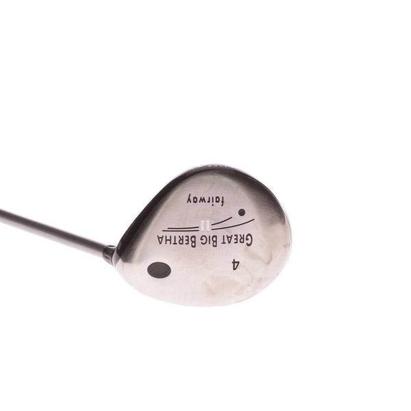 Callaway Great Big Bertha II Graphite Mens Right Hand Fairway 4 Wood 17 Degree Firm - GBB System 60