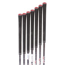 TaylorMade Stealth Steel Mens Left Hand Irons 5-SW Stiff - KBS Max MT 85S