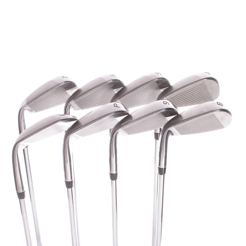 Cobra King F8 Steel Mens Right Hand Irons 4-GW Regular - True Temper One Flighted