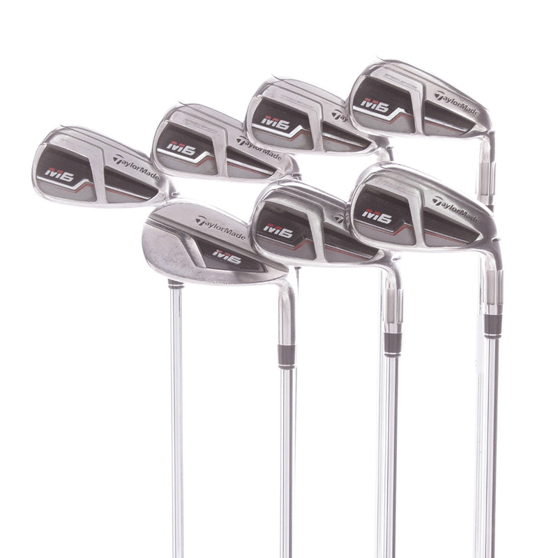 TaylorMade M6 Steel Mens Right Hand Irons 5-SW Regular - MAX KBS 85