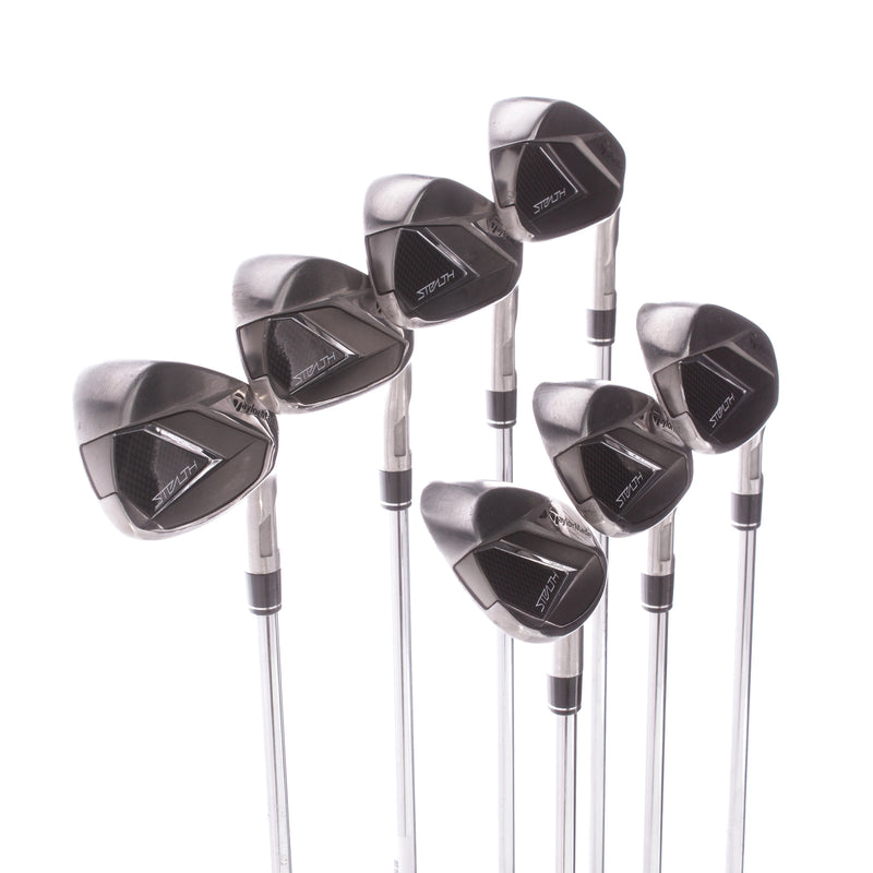 TaylorMade Stealth Steel Men's Right Irons 5-SW Regular - KBS Max 85