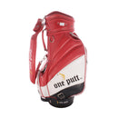 One Putt Second Hand Tour Bag - Red /White