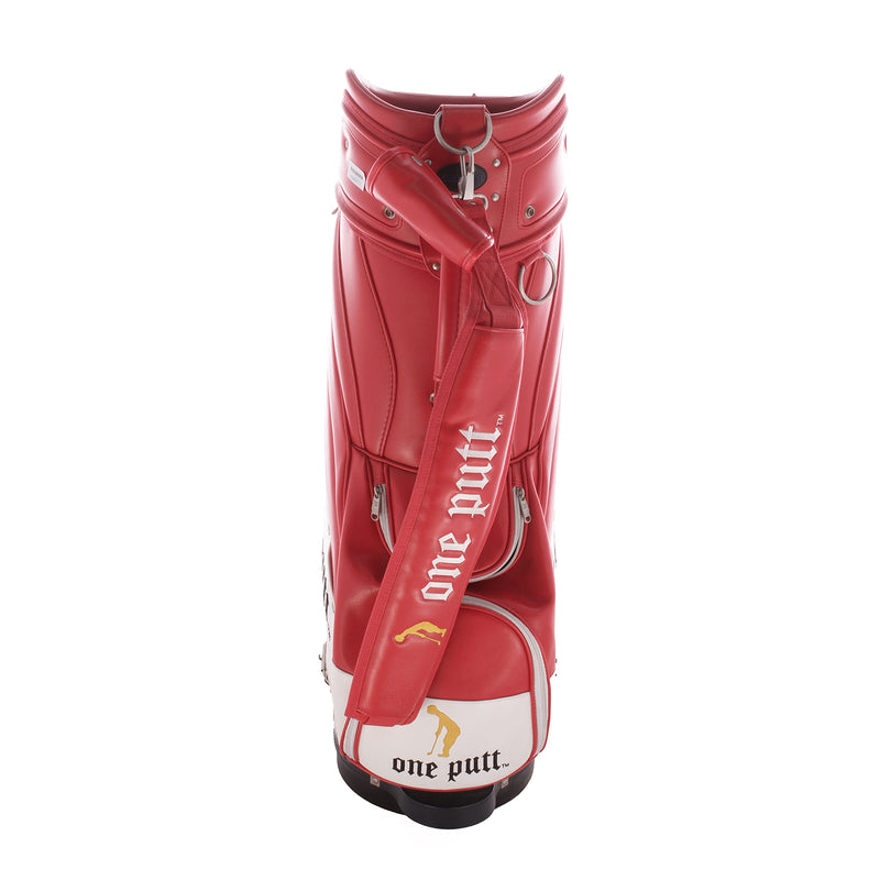 One Putt Second Hand Tour Bag - Red /White