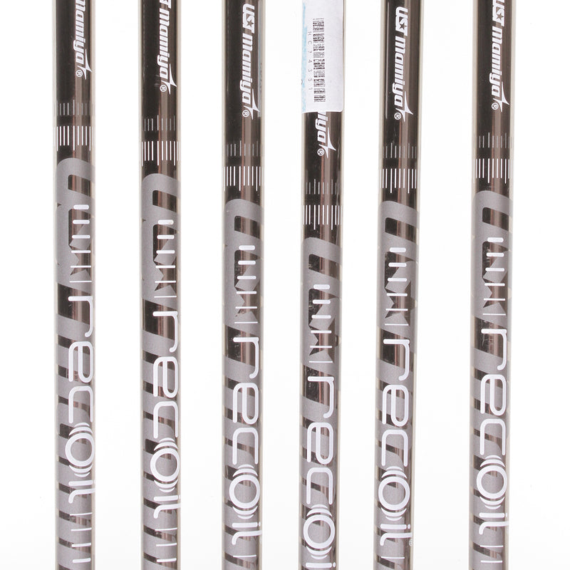 Cobra King F8 Graphite Mens Right Hand Irons 5-PW Senior - Mamiya Recoil ES 460 F2