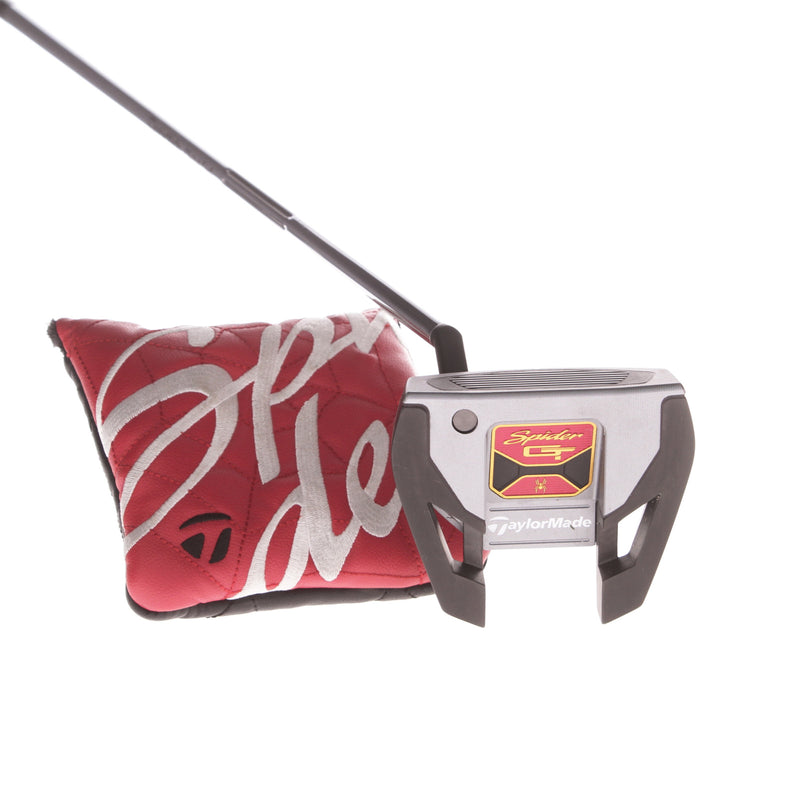 TaylorMade Spider GT Mens Left Hand Putter 34 Inches - TaylorMade Superstroke Pistol GTR 1.0