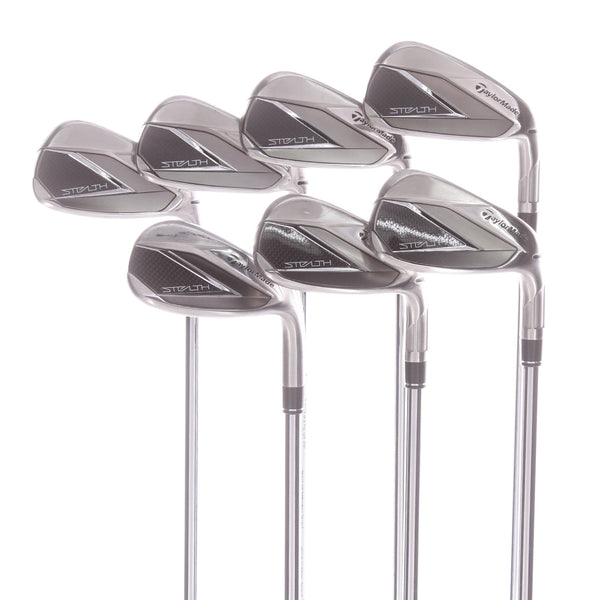 TaylorMade Stealth Steel Mens Right Hand Irons 5-SW  Regular - KBS Max 85
