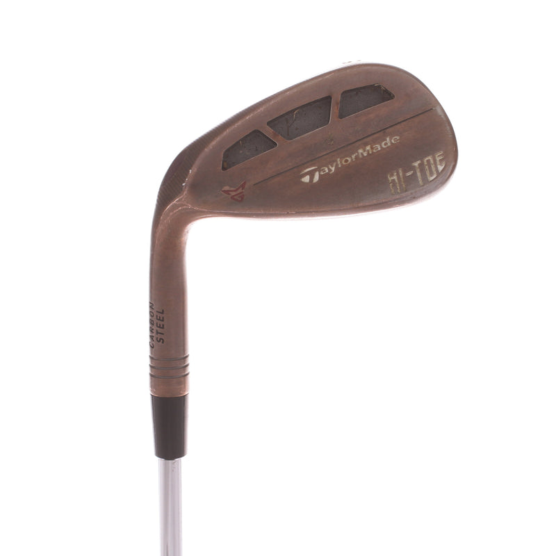TaylorMade HI-TOE Steel Mens Left Hand Sand Wedge 54 Degree 10 Bounce Wedge - KBS HI-REV 2.0 120
