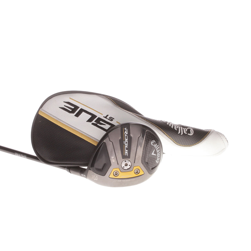 Callaway Rogue ST LS Graphite Mens Right Hand Fairway 3 Wood HL 16.5 Degree Stiff - Tensei AV Silver Series 75 S
