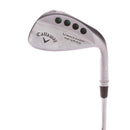 Callaway Mack Daddy PM Grind Steel Mens Right Hand Lob Wedge 58 Degree 10 Bounce Wedge - KBS Tour-V