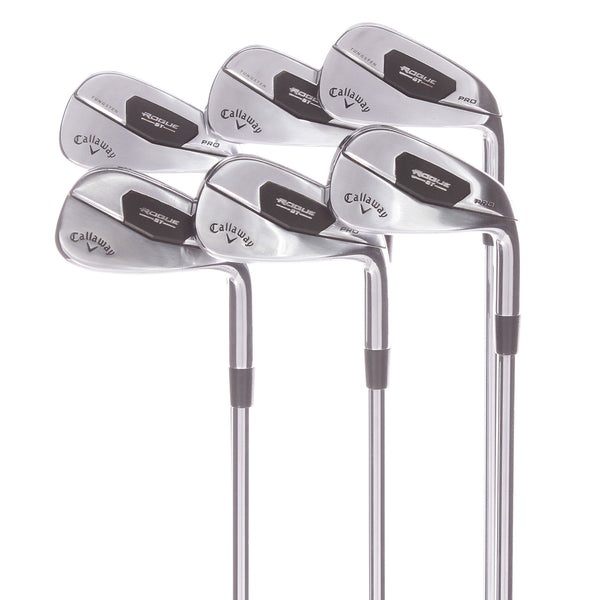 Callaway Rogue ST Pro Mens Right Hand Steel Irons 5-PW Elevate MPH 95 S - Stiff